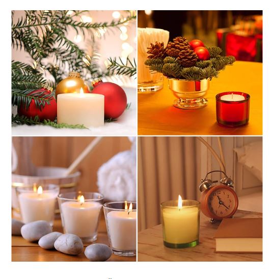 Candle Wick Round Stickers - 20 MM