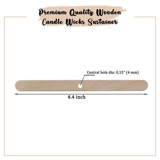 Wooden Candle Wick Holder