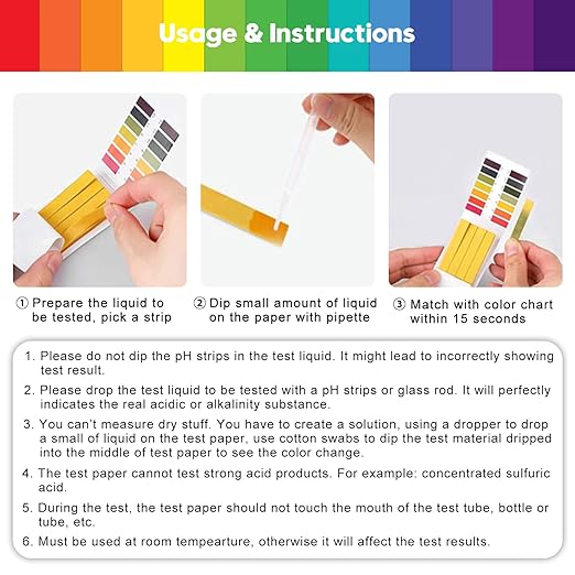 Ph Test Strips  - 1-14 Test Indicator