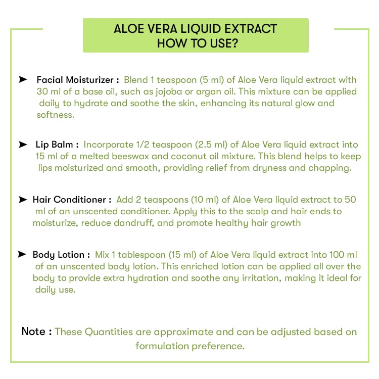 Aloe Vera Liquid Extract