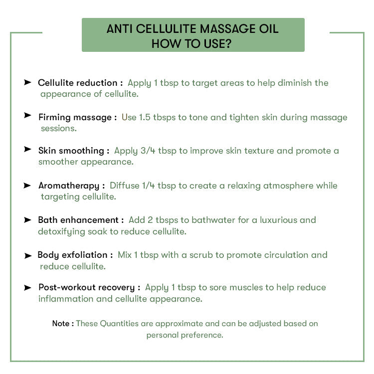 Anti Cellulite Massage Oil