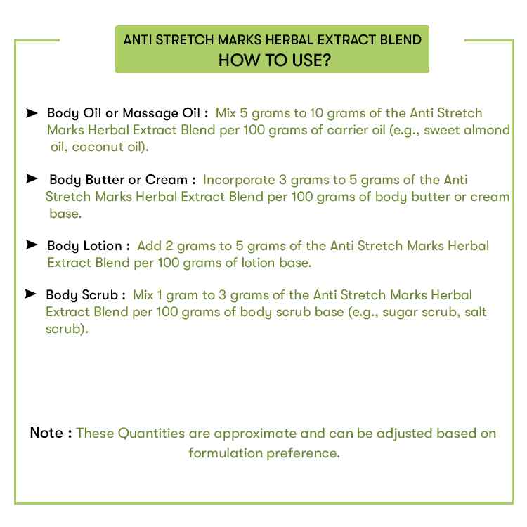 Anti Stretch Marks Herbal Extract Blend