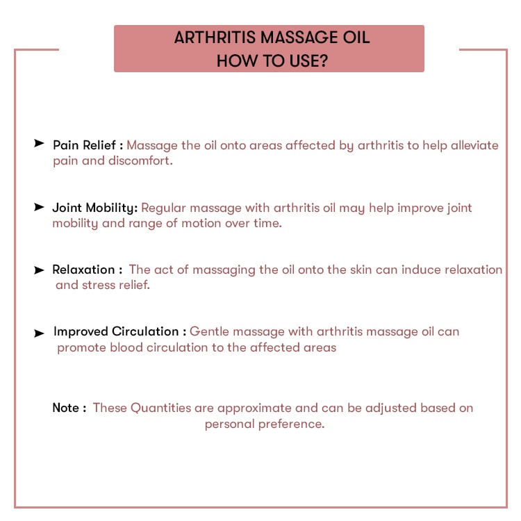 Arthritis Massage Oil
