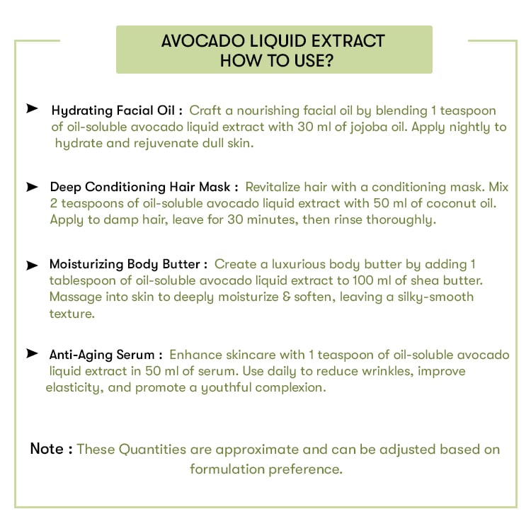 Avocado Liquid Extract