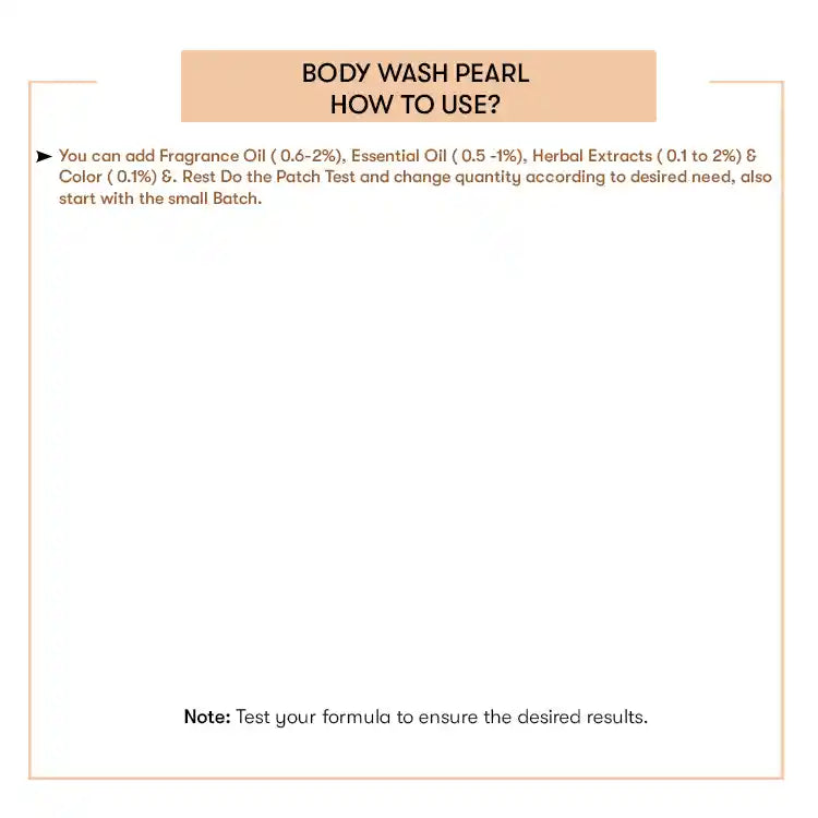 Pearly Body Wash Base ( Ready to Use)