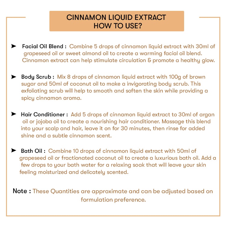 Cinnamon Liquid Extract