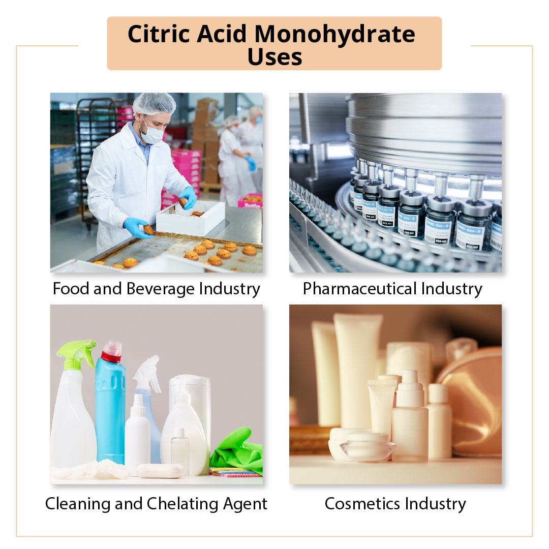 Citric Acid Monohydrate Powder