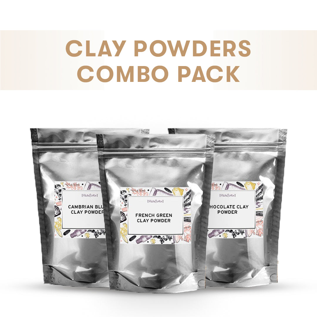 Clay Powders Combo Pack - Customizable Set of 3 Powders ( 2.2 Lbs Each)