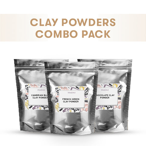 Clay Powders Combo Pack - Customizable Set of 3 Powders ( 2.2 Lbs Each)