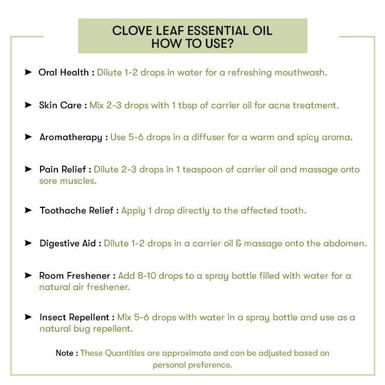 Clove Leaf Essential Oil