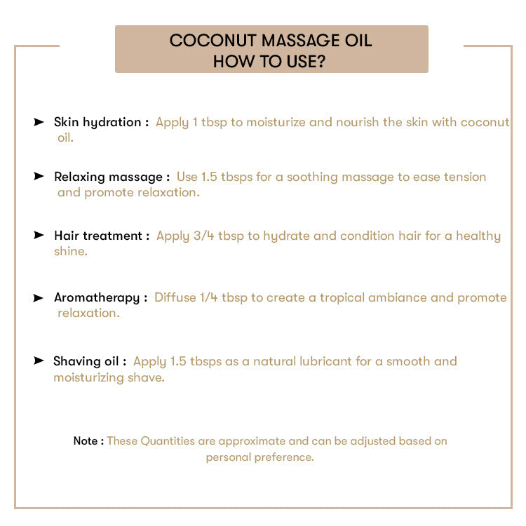 Coconut Massage Oil