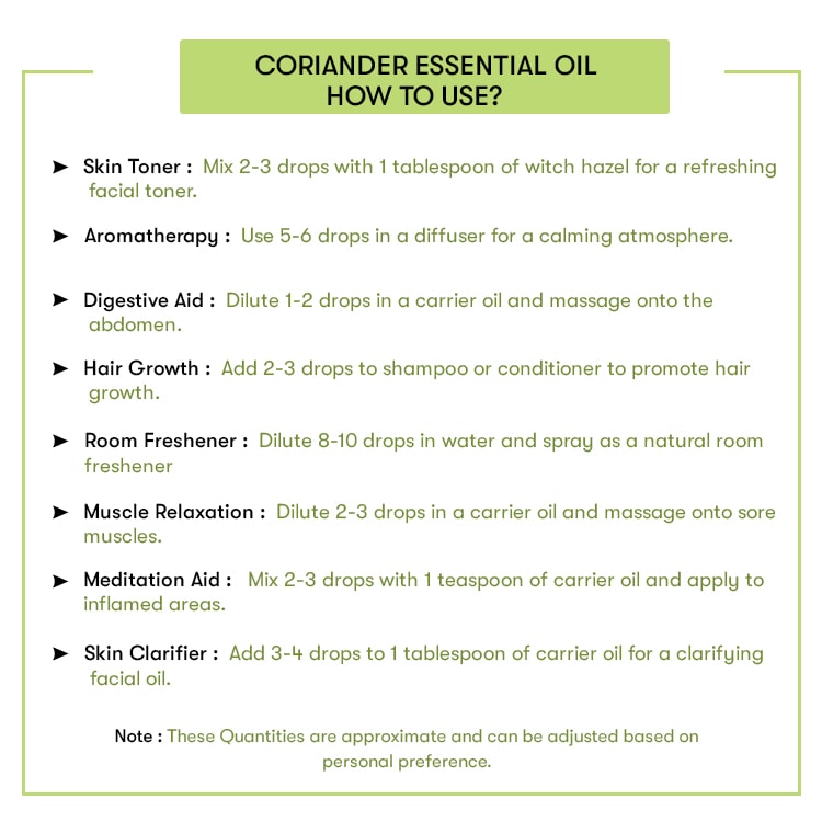 Coriander Essential Oil