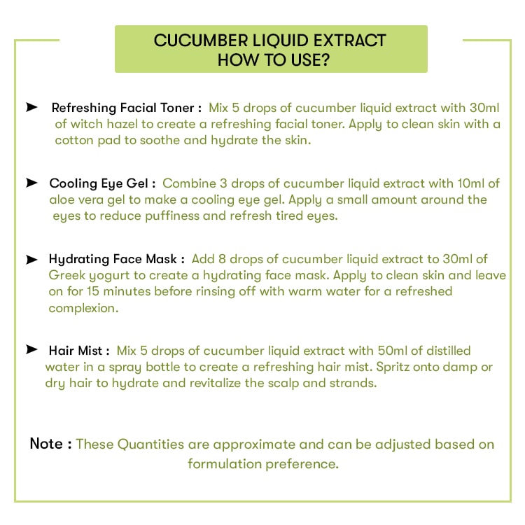 Cucumber Liquid Extract