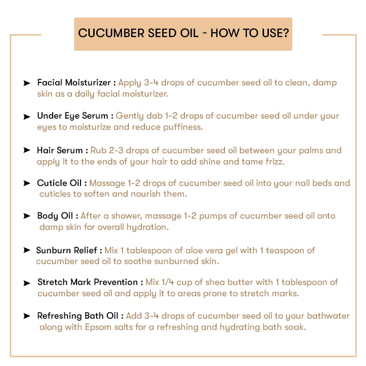 Cucumber Seed Oil