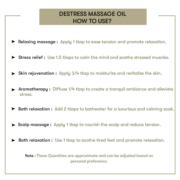 DeStress Massage Oil