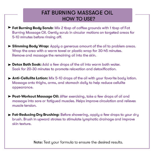 Fat Burning Massage Oil