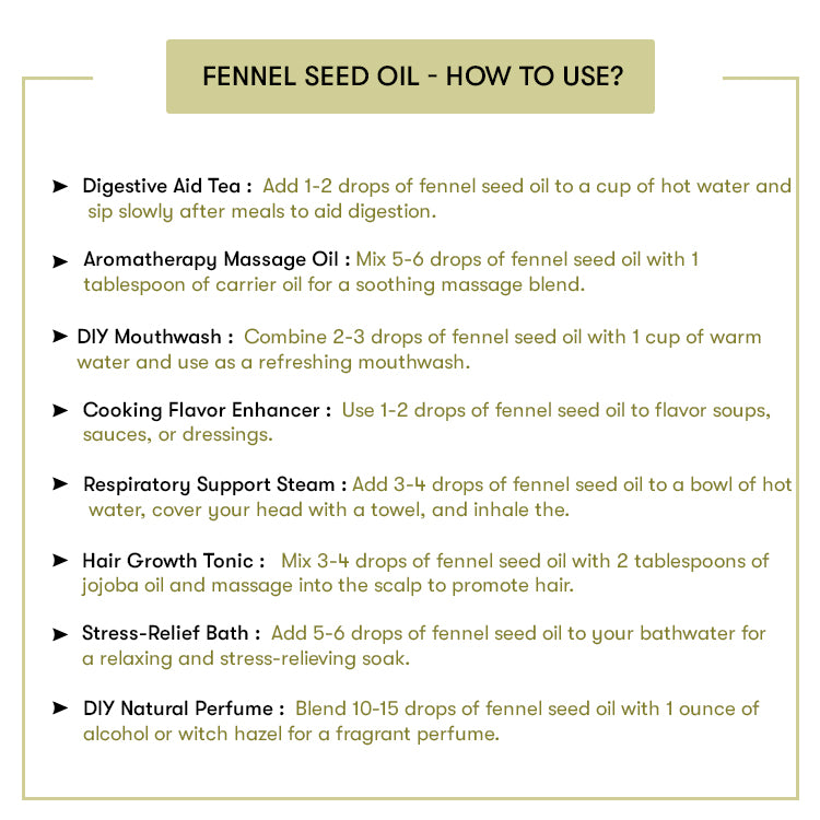 Fennel Seed Oil