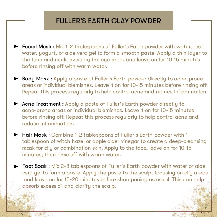 Fullers Earth / Multani Mitti Powder
