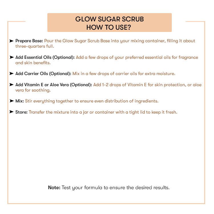 Glow Sugar Scrub Base ( Ready to Use)