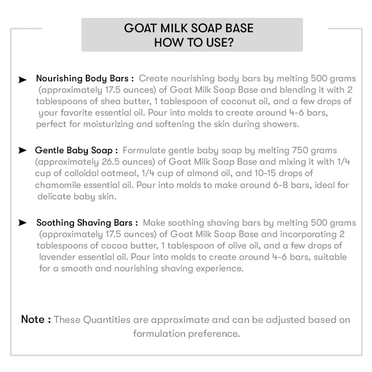 Goat Milk Soap Base