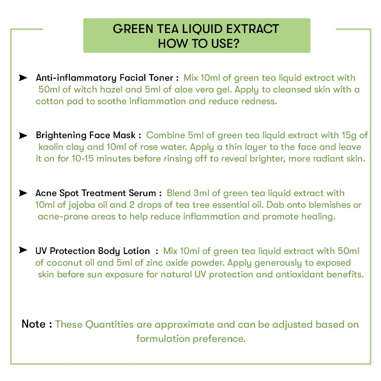 Green Tea Liquid Extract