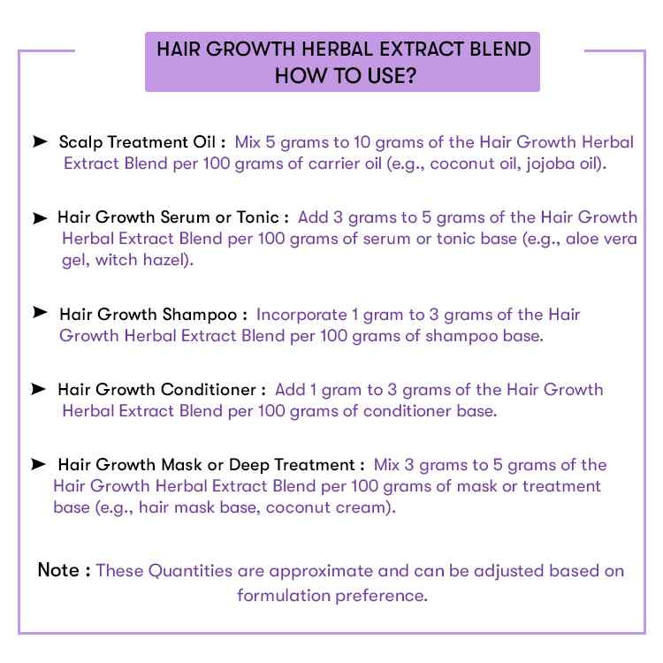 Hair Growth Herbal Extract Blend