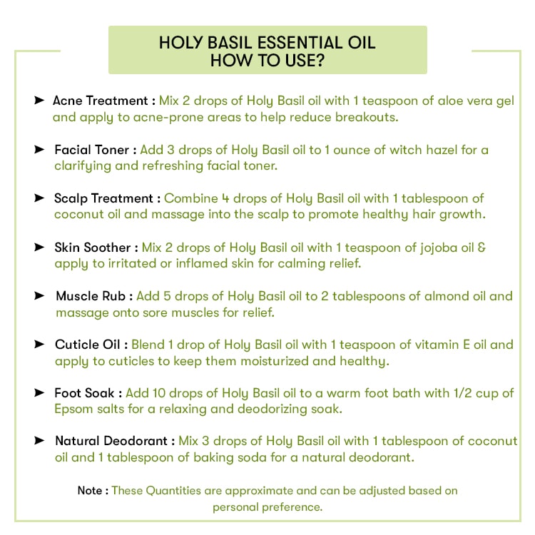 Holy Basil Essential Oil