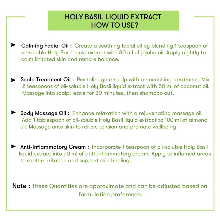 Holy Basil ( Tulsi ) Liquid Extract