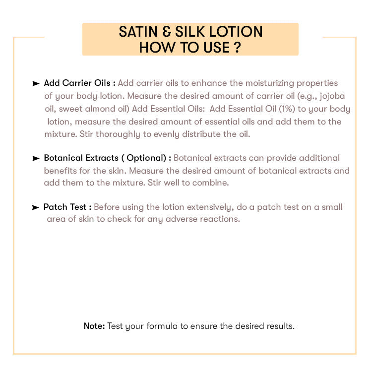 Satin & Silk Lotion Base - Ready to Use