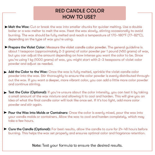 Red Candle Color