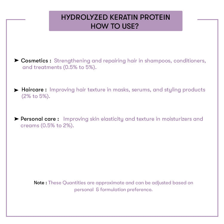 Hydrolyzed Keratin Powder