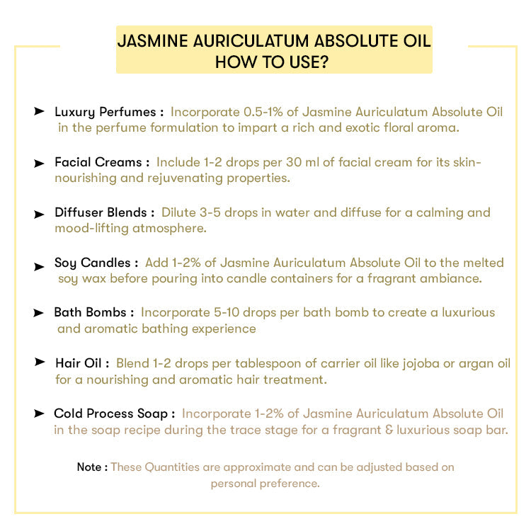 Jasmine Auriculatum Absolute Oil