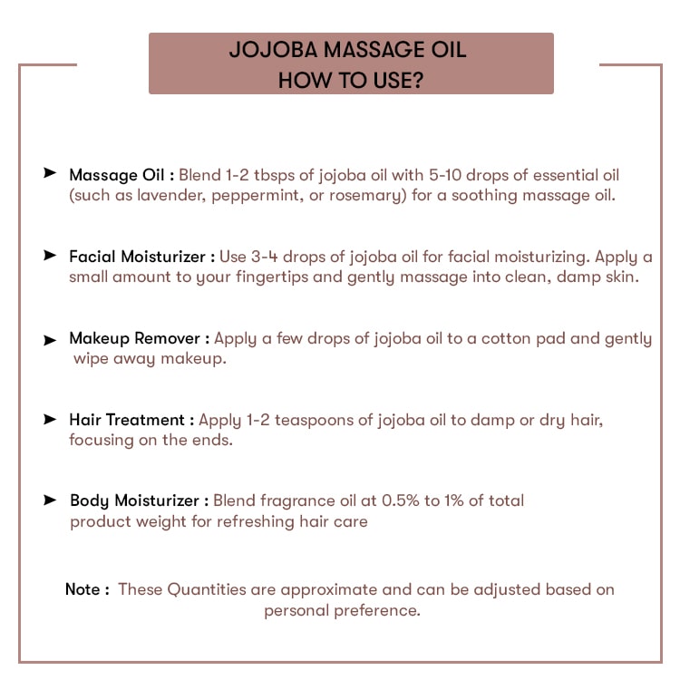 Jojoba Massage Oil