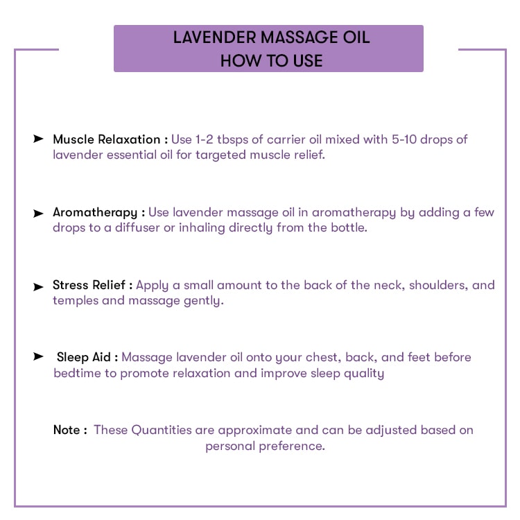 Lavender Massage Oil