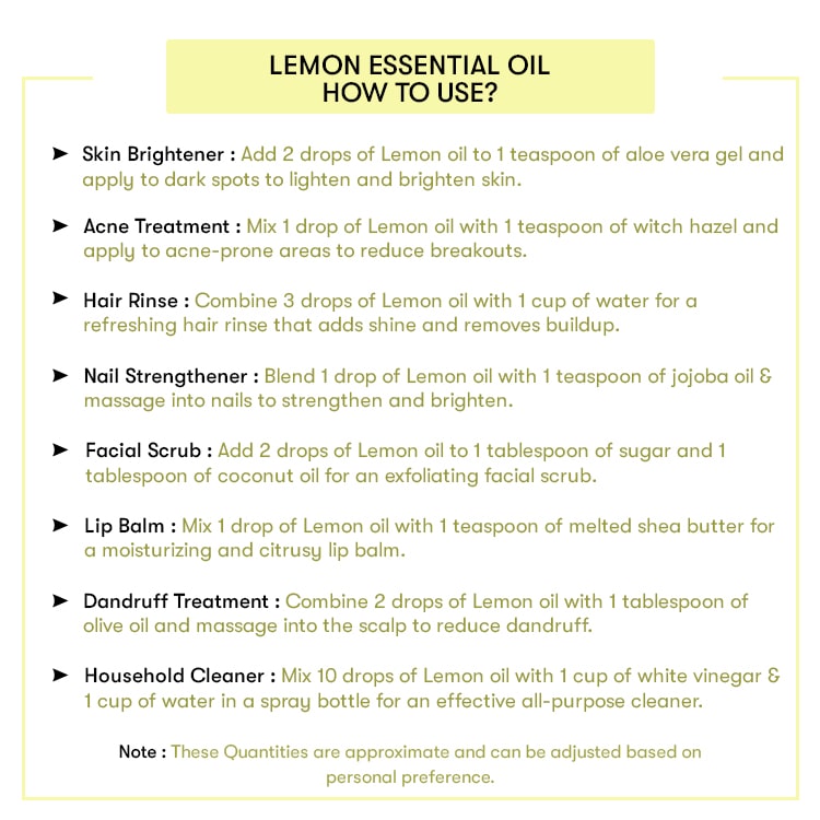 Lemon Essential Oil