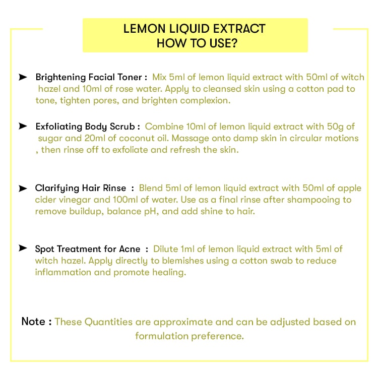 Lemon Liquid Extract