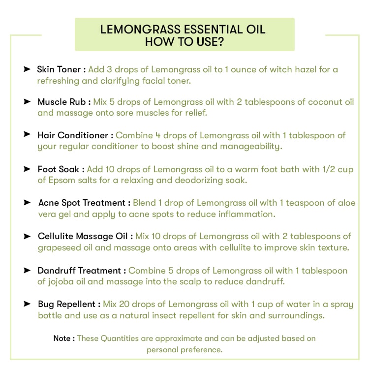 Lemongrass Essential Oil