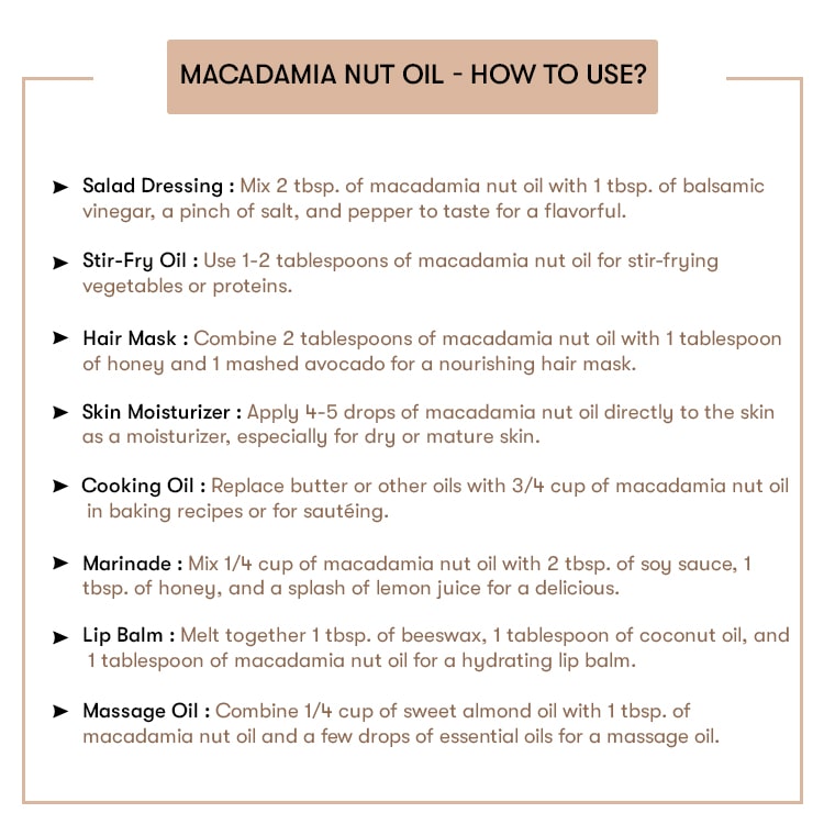 Macadamia Nut Oil