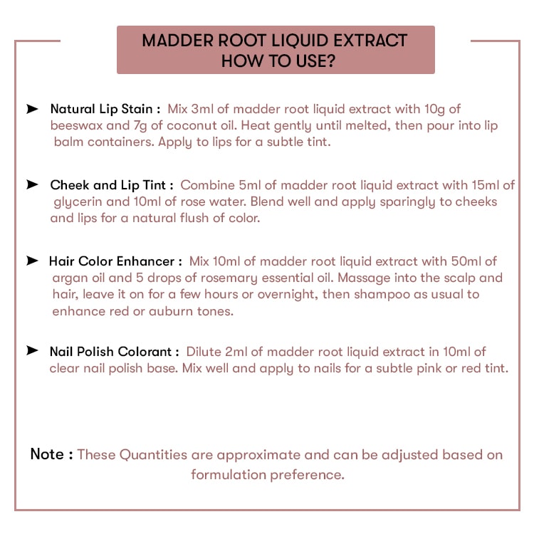 Madder Root Liquid Extract