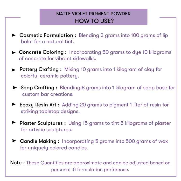Matte Violet Pigment Powder