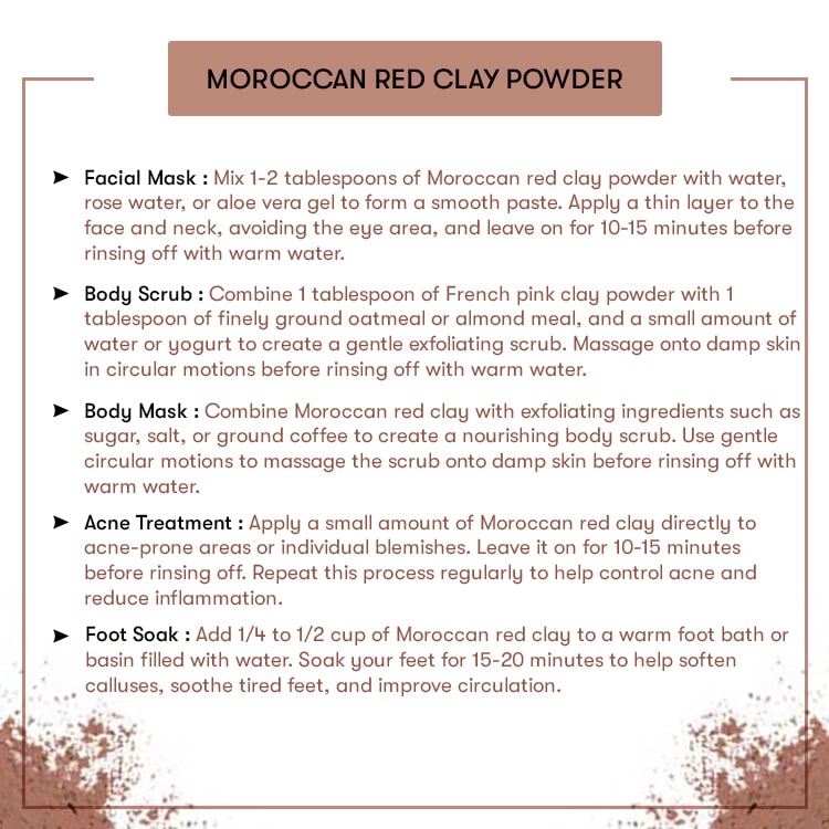 Moroccan Red Clay Powder