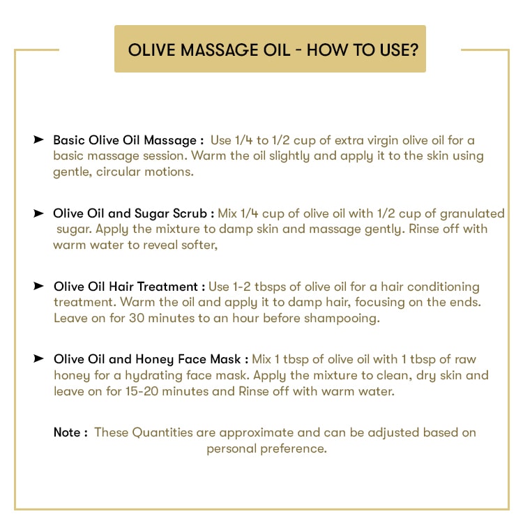 Olive Massage Oil