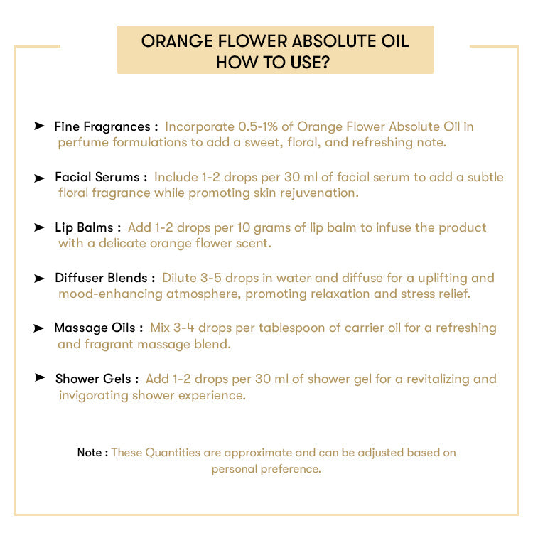 Orange Flower Absolute Oil