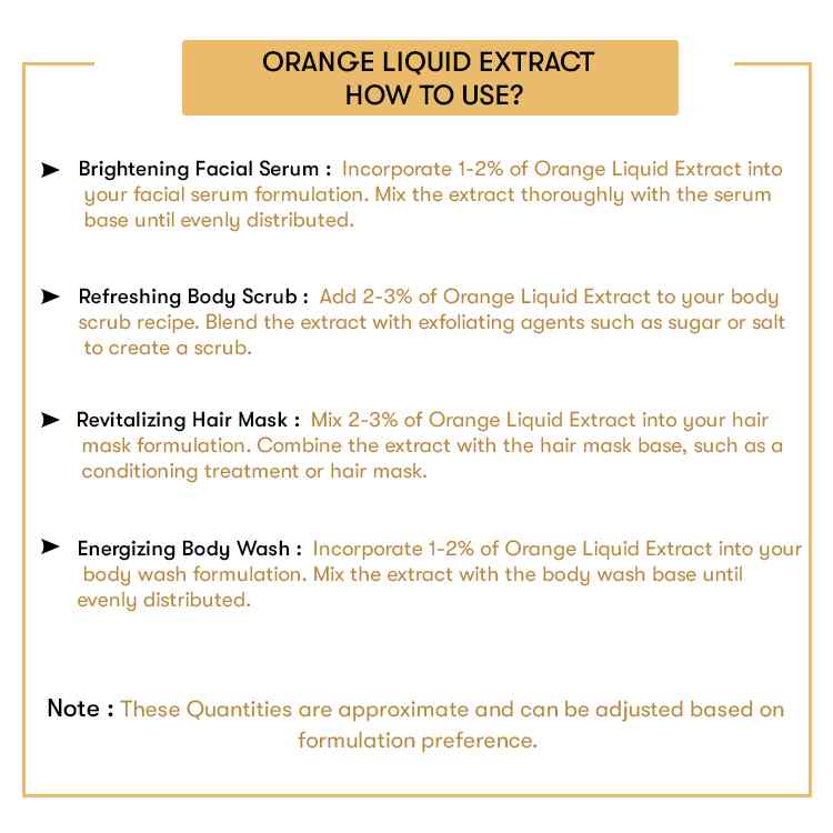 Orange Liquid Extract