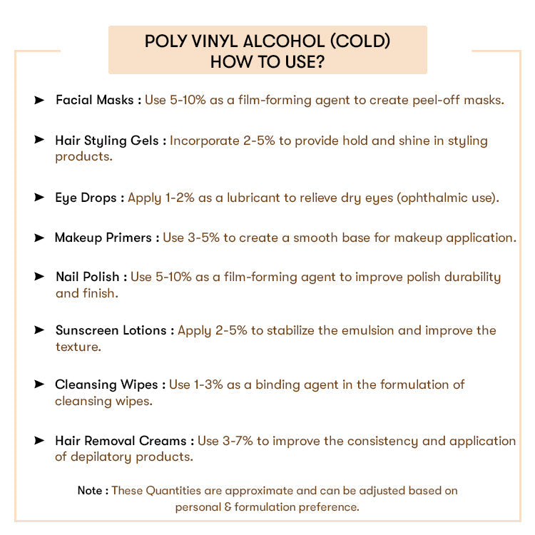 Polyvinyl Alcohol Cold Powder