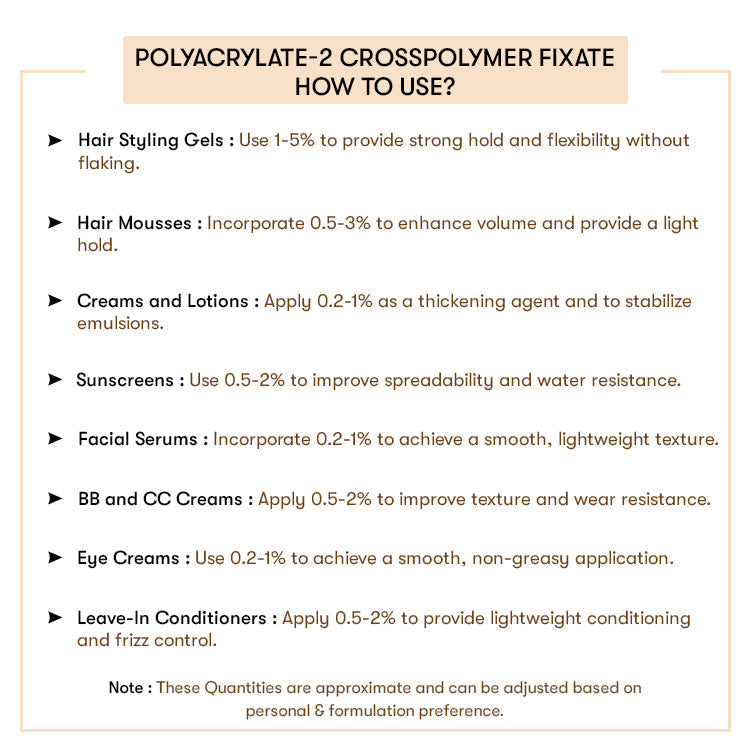 Polyacrylate-2 Crosspolymer Fixate
