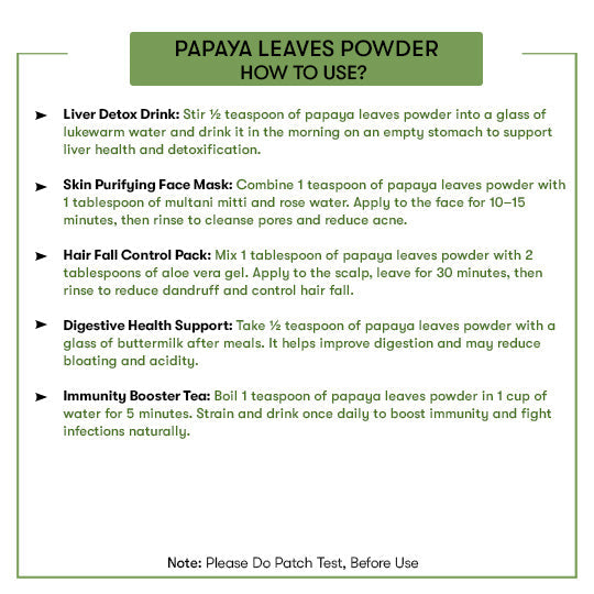 Papaya Leaves Powder