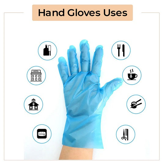 Premium Transparent Hand Gloves - Buy 1 Get 1 Free