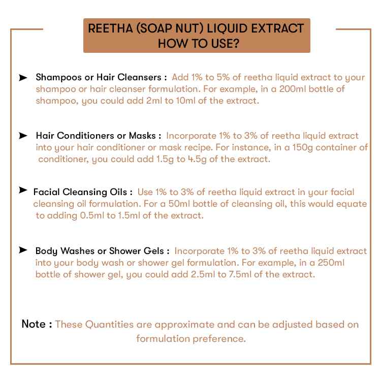 Reetha Liquid Extract/ Soap Nut Liquid Extract
