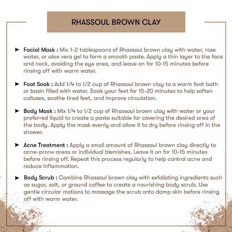 Rhassoul Brown Clay Powder
